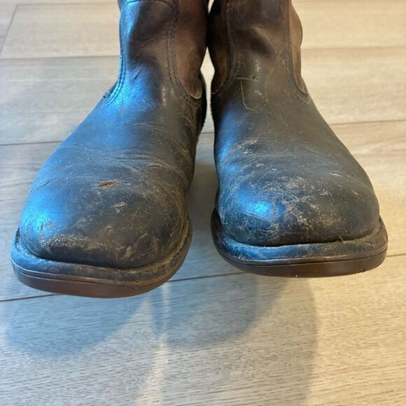 Red Wing Pecos Nailseat 686 Pull On Two Tone Leather Boot Size 8.5 D main image 11